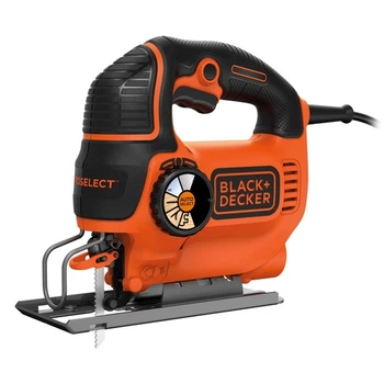 Пила лобзикова мережева BLACK+DECKER KS801SE (550 Вт, 80 мм, 3000 об/хв) электролобзик (44216)