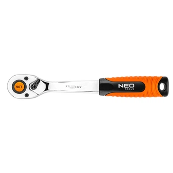 Ключ-трещотка NEO Tools (1/2", 250 мм, 90 зубцов) с реверсом (25146)