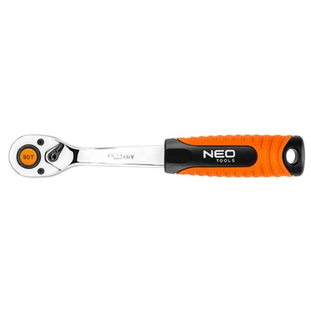 Ключ-трещотка NEO Tools (1/4", 90 зубцов) с реверсом (27007)