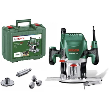Фрезер Bosch POF 1400 ACE (1.4 кВт, 6/8 мм) пазовой сетевой с параллельным упором (27078)