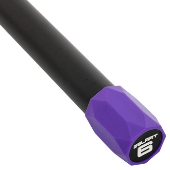 Бодибар Body Bar Zelart FI-4780-6 цельный вес 6 кг цвет чёрный