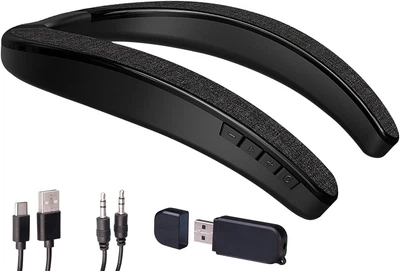 Шейный Bluetooth-динамик auvisio Headset для просмотра телевизора без наушников или звонков