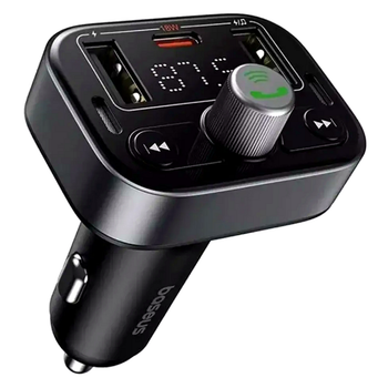 FM-трансмиттер Baseus S-09 Pro автомобильный зарядник с Bluetooth для музыки и быстрой зарядки устройств