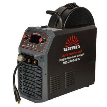 Сварочный аппарат Vitals Professional MIG 2700-380V, инверторный полуавтомат, MMA/MIG, 270 A, 7.9 kW, 380V (237592) Vitals 237592 1054893