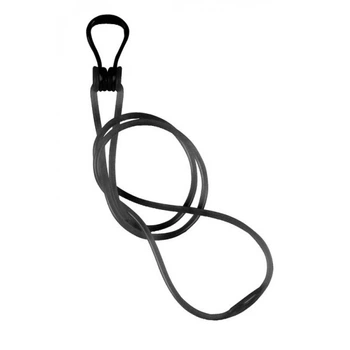 Зажим для носа Arena STRAP NOSE CLIP PRO, силиконовый зажим для плавания со шнурком, в футляре Черный (95212-050)