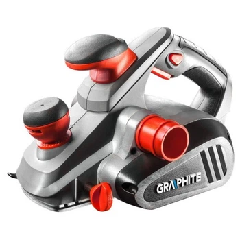Электрорубанок Graphite 850W, 82мм, строгание до 3мм, 3.1кг (59G678) GRAPHITE 59G678 1061144