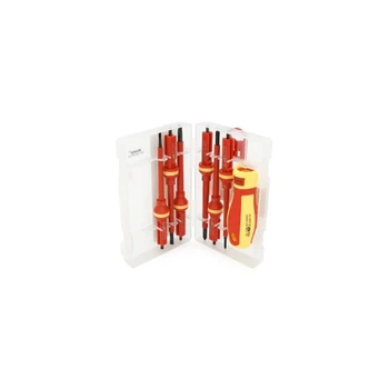 Отвертка Voltronic с насадками, 6 в 1, диэлектрическая, с индикатором, CRV, Box (М616) Voltronic М616 1065664