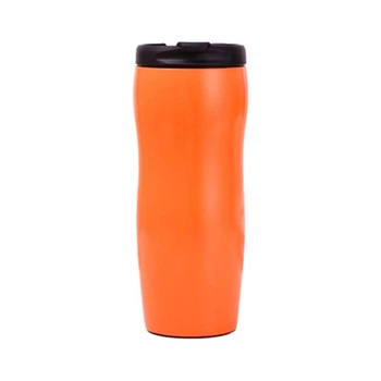 Термокружка Merlion 420 мл з відкидною кришкою, помаранчева (DW-006Orange) Merlion DW-006Orange 1049513