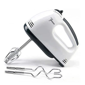 Міксер ручний 260Вт, 7 швидкостей, Domotec R6633B, Білий