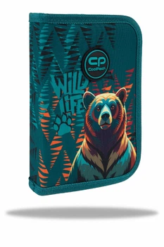Пенал на блискавці пустий CoolPack BEAR з органайзером для ручок 20x14x3 см (F076968)