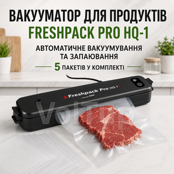 Вакууматор Freshpack Pro HQ-1 с 5 пакетами 20 см