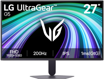 Monitor 27" LG UltraGear G5 Black (27G523B-B)