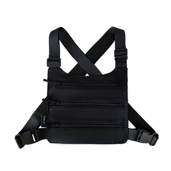 Нагрудная сумка 6020 TOYU BAG черная