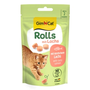 Ласощі для котів GimCat Rolls з лососем 40 г