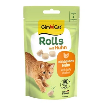 Ласощі для котів GimCat Rolls з куркою 40 г