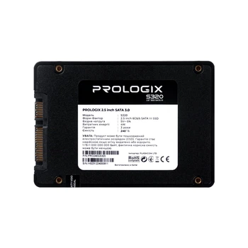 Накопитель SSD 240GB Prologix S-320 2.5 SATAIII 3D TLC (PRO-240G-S320)