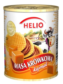 Молоко згущене Карамелізоване Helio Masa Krowkowa Kajmak Premium Геліо Каймак варене незбиране Банка 400г
