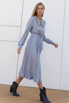 Сукня міді ТМ Seventeen XXL-3XL блакитний (2219.6115)