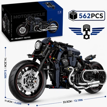 Конструктор-модель спортивного круизера, GULY/Raceforge 60517, Harley-Davidson Night Rod Special, масштаб 1:8, 562 детали