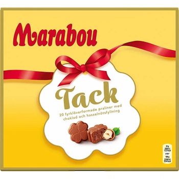 Шоколадные конфеты с фундуком Marabou Tack 110 г