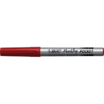 Маркер Bic перманентный Fine, красный