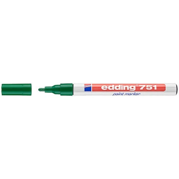 Маркер Edding Paint 1-2 мм круглый зеленый