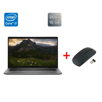 Ультрабук Dell Latitude 7430 / 14" (1920x1080) IPS / Intel Core i7-1265U (10 (12) ядер по 3.6 - 4.8 GHz) / 16 GB DDR4 / 256 GB SSD / Intel Iris Xe Graphics / WebCam / USB Type-C / Windows 11 б/у + Подарок Беспроводная мышь / USB