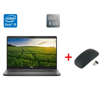 Ноутбук Dell Latitude 5300 / 13.3" (1920x1080) IPS / Intel Core i5-8365U (4 (8) ядра по 1.6 - 4.1 GHz) / 8 GB DDR4 / 256 GB SSD / Intel UHD Graphics / WebCam / Windows 10 б/у + Подарок Беспроводная мышь / USB