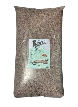 Наповнювач для котячого туалету Kitty Kiss Tofu соєвий тофу з ароматом лаванди 15 кг