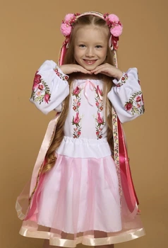 Спідниця для дівчинки Красуня рожева з фатином 122