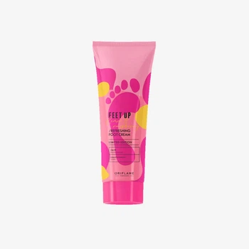 Освежающий крем для ног с экстрактами лимона и малины Feet Up Oriflame 75 мл