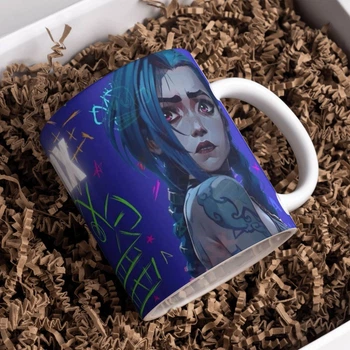 Чашка глянцева Arcane Jinx Аркейн Джинкс 330 мл (АР00129)