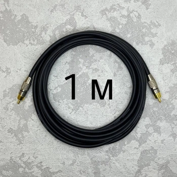 Межблочный кабель RCA-RCA AudioCOMFIC 1 метр (черная метка)