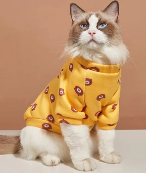 Кофта для котов (кошек) Лаки Желтый мишка XS Желтый