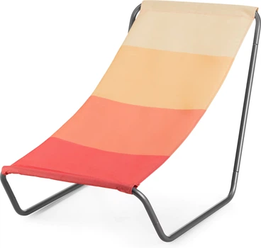 Leżak plażowy/ogrodowy Outtec Relaxo Pomarańczowy 200829 (5905884424292)