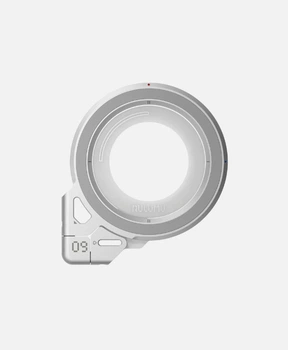 Универсальная магнитная подставка для смартфона Aulumu G09 Infinite 360° Magnetic Stand Вращение по 3 осям для iPhone 12-17 Серебро