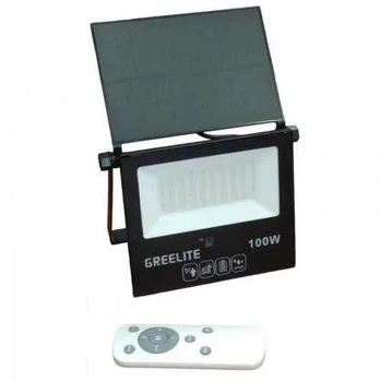 Уличный фонарь на столб + солнечная панель JX-010-100W (с пультом)