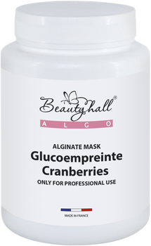 Альгинатная маска для лица Beautyhall ALGO GlucoEmpreinte Cranberries Клюква 200 г (3003937500268)