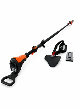 Акумуляторний телескопічний висоторіз GTM PS56/1500BL 56В штанга-4.19м шина-25см 1.1мм 3/8″ 40лан Oregon КАРКАС