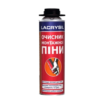Lacrysil Очиститель монтажной пены 500мл (400г)