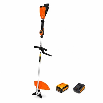 Акумуляторний тример GTM BT56/1200BL KIT 56В ширина косіння 25/42см ніж + косильна головка 2.5А*год + зарядний пристрій