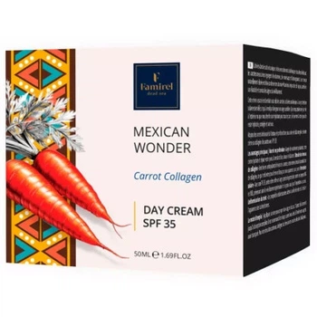 Крем для лица Famirel Mexican Wonder С морковью и коллагеном SPF35 50 мл