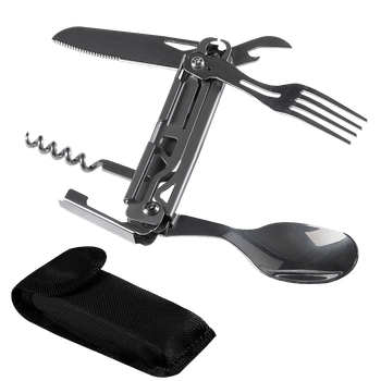 Столовий мультитул (6 інструментів) металік