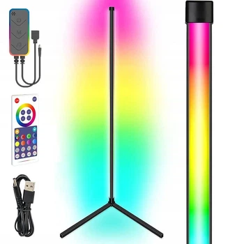 Напольная LED лампа RGB Magic 1 30 Вт алюміній 120 см чорна
