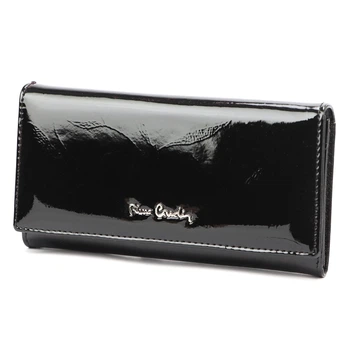 Жіночий шкіряний гаманець Pierre Cardin 02 LEAF 114 Чорний