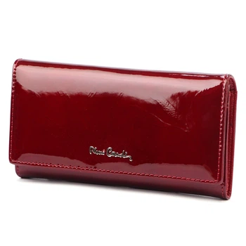 Жіночий шкіряний гаманець Pierre Cardin 02 LEAF 114 бордовий