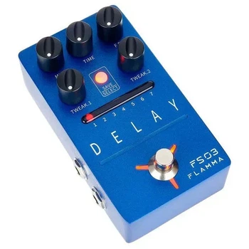 Гитарная педаль задержки Flamma FS03 Delay 6 режимов лупер 80 с True Bypass