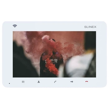 Видеодомофон 7" WiFi Slinex SM-07N Cloud White (83-00051)
