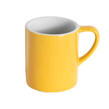 Чашка LOVERAMICS Bond Mug с ручкой 300мл Желтая