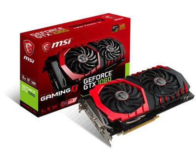 Відеокарта GeForce GTX 1060 3GB MSI Gaming X (GTX 1060 GAMING X 3G) Б/В